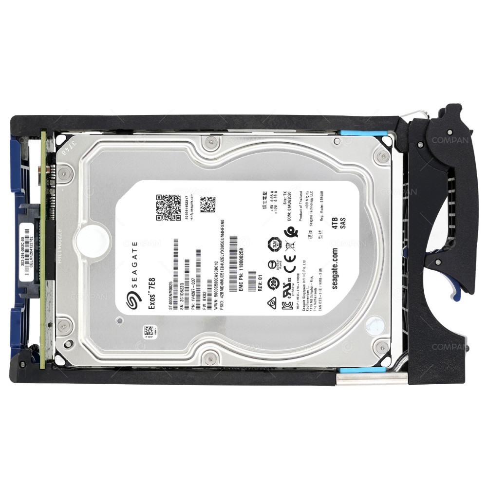 005052087 EMC HDD 4TB 7.2K SAS 12G 3.5" LFF FOR EMC DATADOMAIN EXPANSION